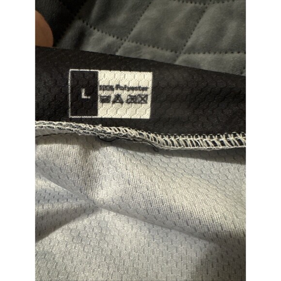 BIANCHI Milano Black & teal cycle wear activewear jersey Size Large 90's clothes - Picture 4 of 7